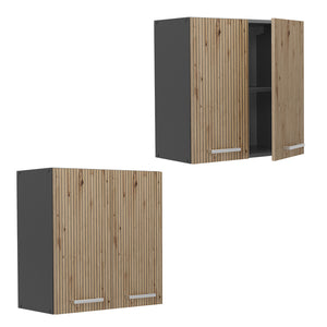 Vicco Pensile da cucina Rovere artigianale 60 cm