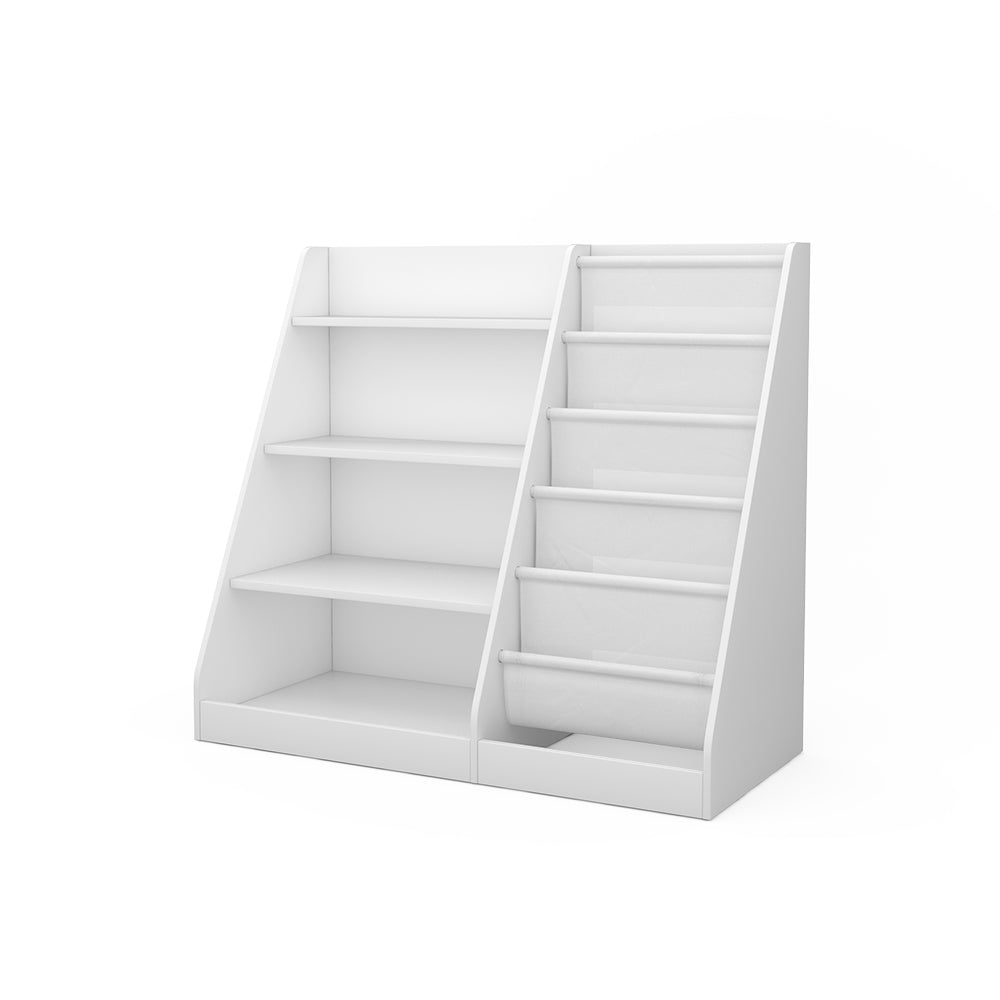 Vicco Scaffale per bambini Bianco 90 x 80.5 cm con ampi ripiani