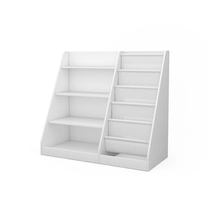 Vicco Scaffale per bambini Bianco 90 x 80.5 cm con ampi ripiani