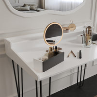 Vicco Tavolo da toeletta Bianco 110 cm con cassetti