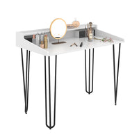 Vicco Tavolo da toeletta Bianco 110 cm con cassetti