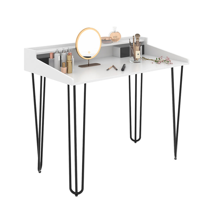 Vicco Tavolo da toeletta Bianco 110 cm con cassetti