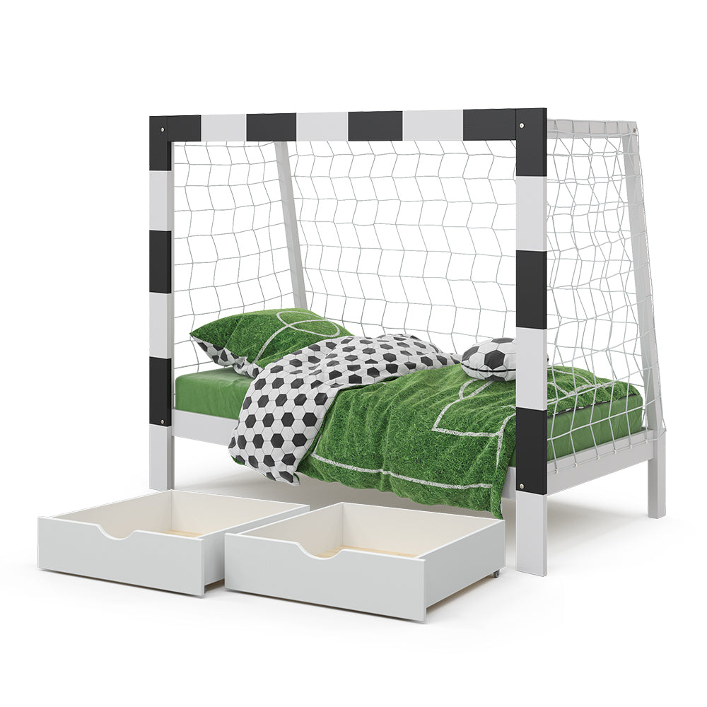 Vitalispa Letto per bambini Bianco 80x160 cm con cassetto