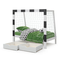 Vitalispa Letto per bambini Bianco 80x160 cm con cassetto