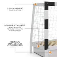 Vitalispa Letto per bambini Bianco 80x160 cm con cassetto