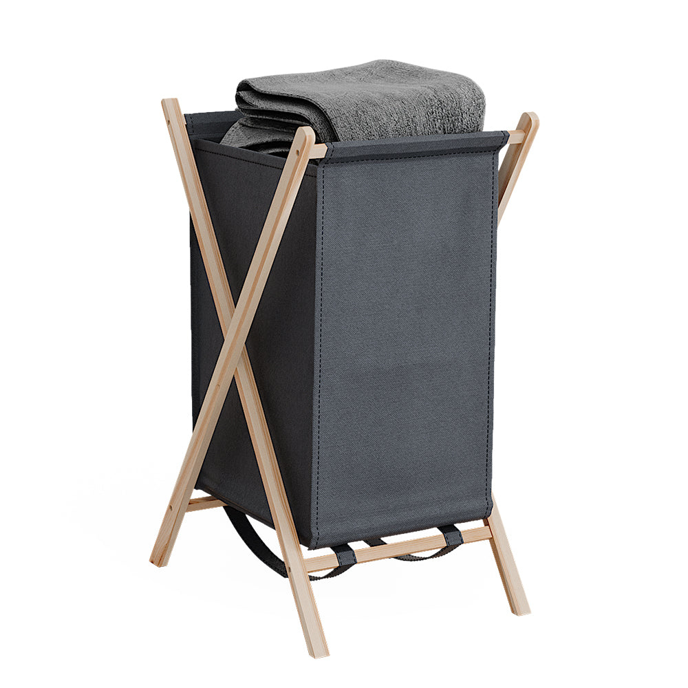 Vicco Cesto per la biancheria Grigio 40 x 64 cm