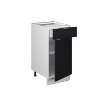 Vicco Mobiletto base per cucina Nero a righe 40 cm , PL Antracite