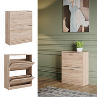 Vicco Mobile porta scarpe Sonoma 59 x 72.5 cm 2 scomparti