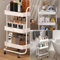 Vicco Contenitore a rotelle Bianco 45.9 x 78.7 cm