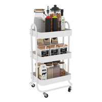 Vicco Contenitore a rotelle Bianco 45.9 x 78.7 cm