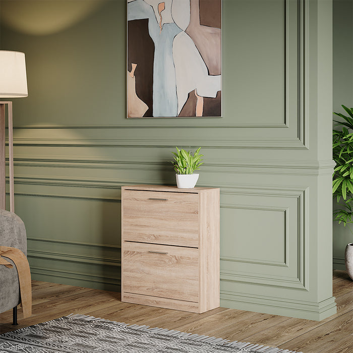 Vicco Mobile porta scarpe Sonoma 59 x 72.5 cm 2 scomparti