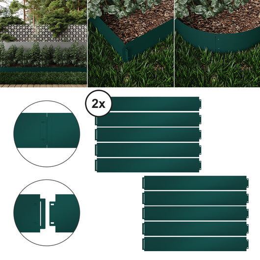 Serina Bordo del prato Verde 100 x 14 cm 20 metri