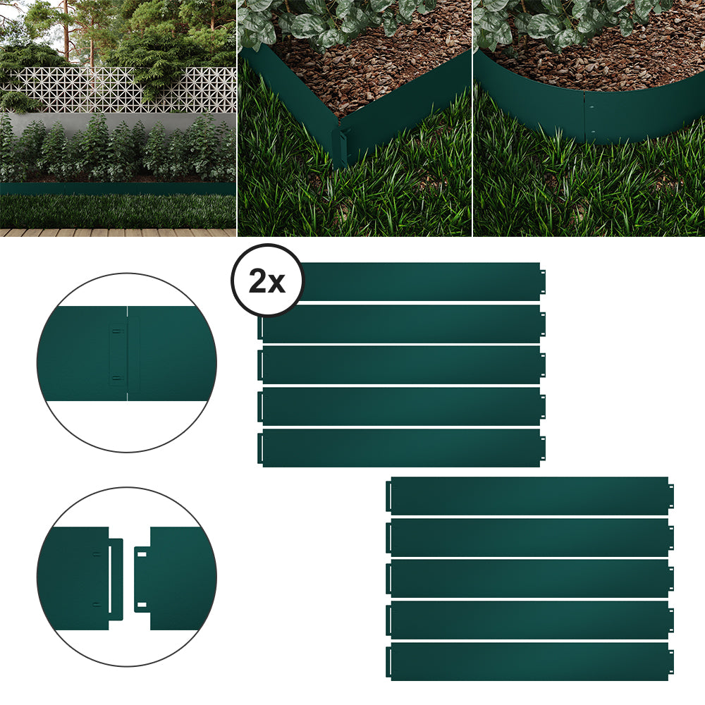 Serina Bordo del prato Verde 100 x 18 cm 20 metri