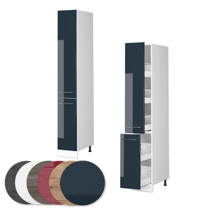 Vicco Armadio da farmacia Blu scuro lucido 30 cm