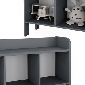 Vitalispa Scaffale per bambini Grigio 107.2 x 63.8 cm