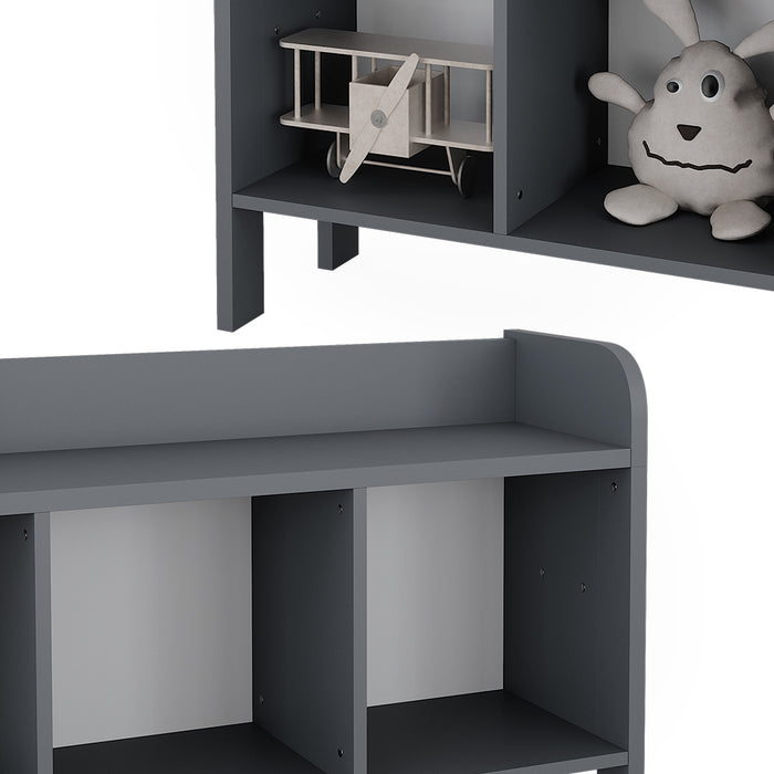 Vitalispa Scaffale per bambini Grigio 107.2 x 63.8 cm