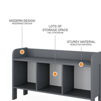 Vitalispa Scaffale per bambini Grigio 107.2 x 63.8 cm