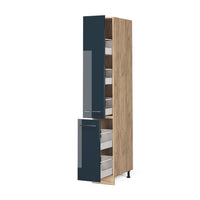 Vicco Mobili da cucina Blu scuro lucido 30 cm