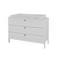 Vitalispa Fasciatoio Bianco 133 x 98.4 cm con 3 cassetti