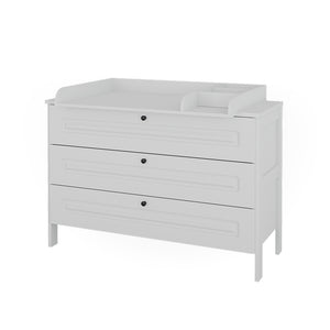 Vitalispa Fasciatoio Bianco 133 x 98.4 cm con 3 cassetti