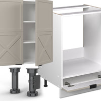 Vicco Cucina componibile Grigio/beige/bianco 355 cm , PL Rovere