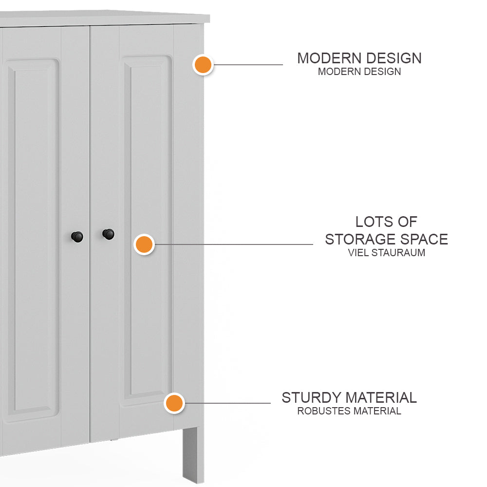 Vitalispa Guardaroba per bambini Bianco 70 x 120.6 cm