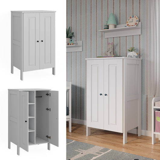 Vitalispa Guardaroba per bambini Bianco 70 x 120.6 cm