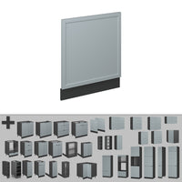 Vicco Pannello frontale Blu-grigio chiaro 60 cm , PL Marmo