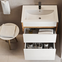 Vicco Set di mobili da bagno Quercia dorata 2 parti, base 60 cm