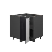 Vicco Mobile ad angolo cucina Nero a righe 80.5 cm senza piano di lavoro