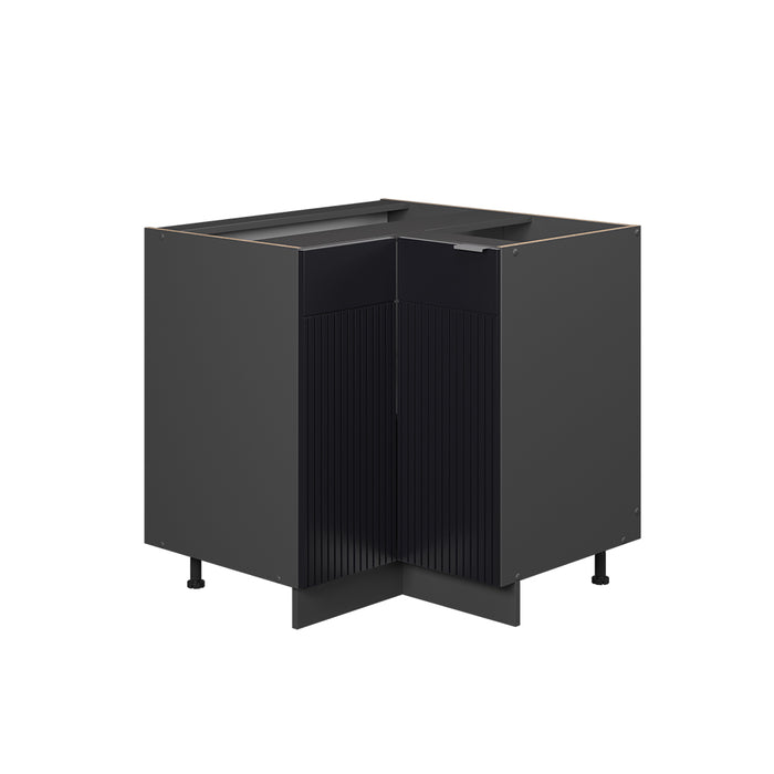 Vicco Mobile ad angolo cucina Nero a righe 80.5 cm senza piano di lavoro