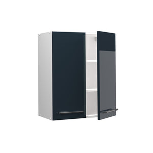 Vicco Pensile da cucina Blu scuro lucido 60 cm