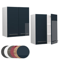 Vicco Pensile da cucina Blu scuro lucido 60 cm