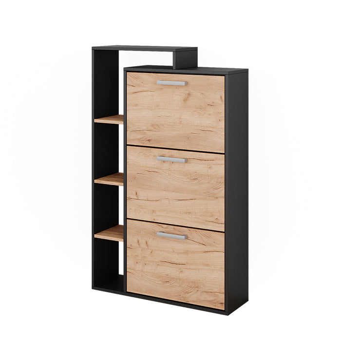 Vicco Scarpiera Quercia dorata 80 x 128.3 cm con 3 scomparti