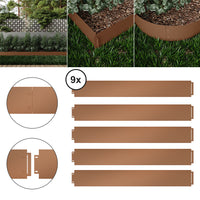 Serina Bordo del prato Marrone 100 x 14 cm 45 metri