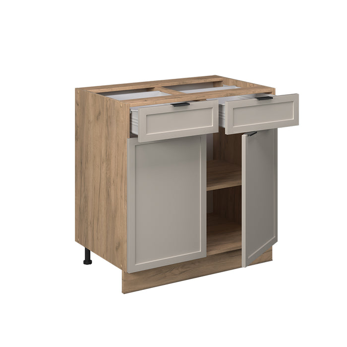 Vicco Basi  GrigioBeige 80 cm senza piano di lavoro