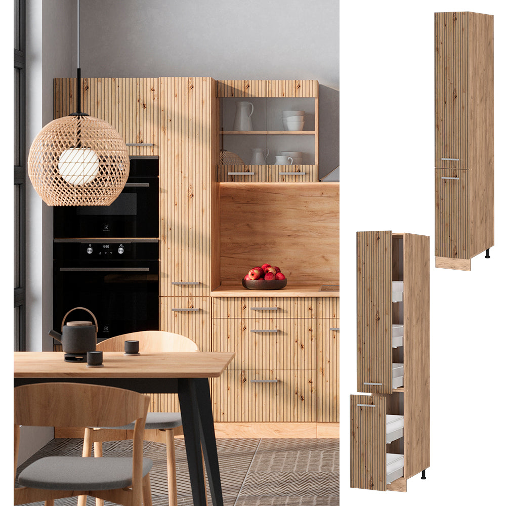 Vicco Armadio da farmacia Rovere artigianale 30 cm