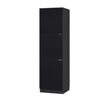 Vicco Mobile per forno da incasso Nero a righe 60 cm