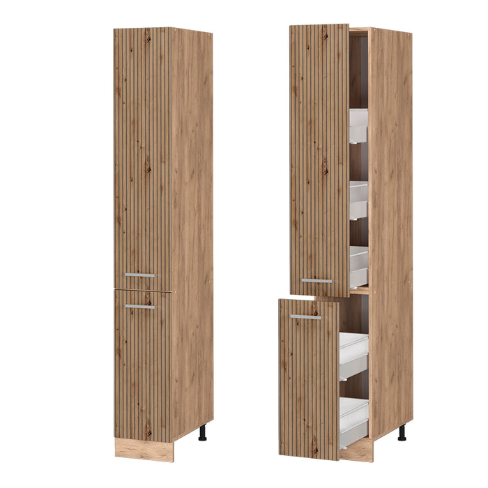 Vicco Armadio da farmacia Rovere artigianale 30 cm