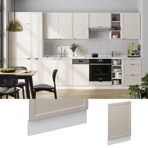 Vicco Pannello frontale GrigioBeige 45 cm , PL Rovere