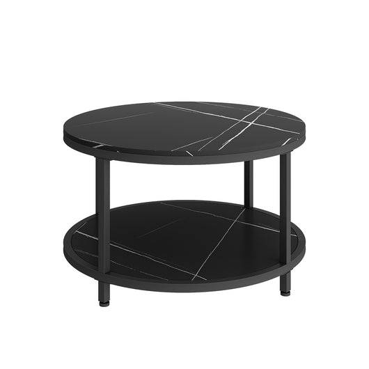 Vicco Tavolino Marmo 80 x 80 cm Rotondo