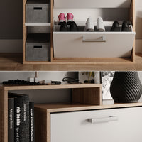 Vicco Scarpiera Sonoma 80 x 128.3 cm con 3 scomparti