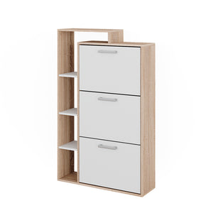 Vicco Scarpiera Sonoma 80 x 128.3 cm con 3 scomparti