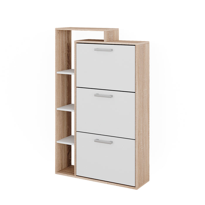 Vicco Scarpiera Sonoma 80 x 128.3 cm con 3 scomparti