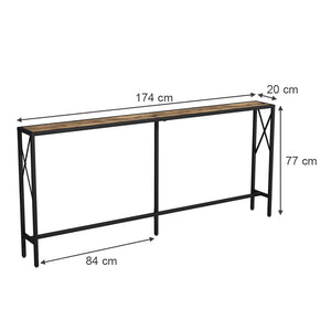 Vicco Tavolo consolle Rovere rustico 174 x 77 cm