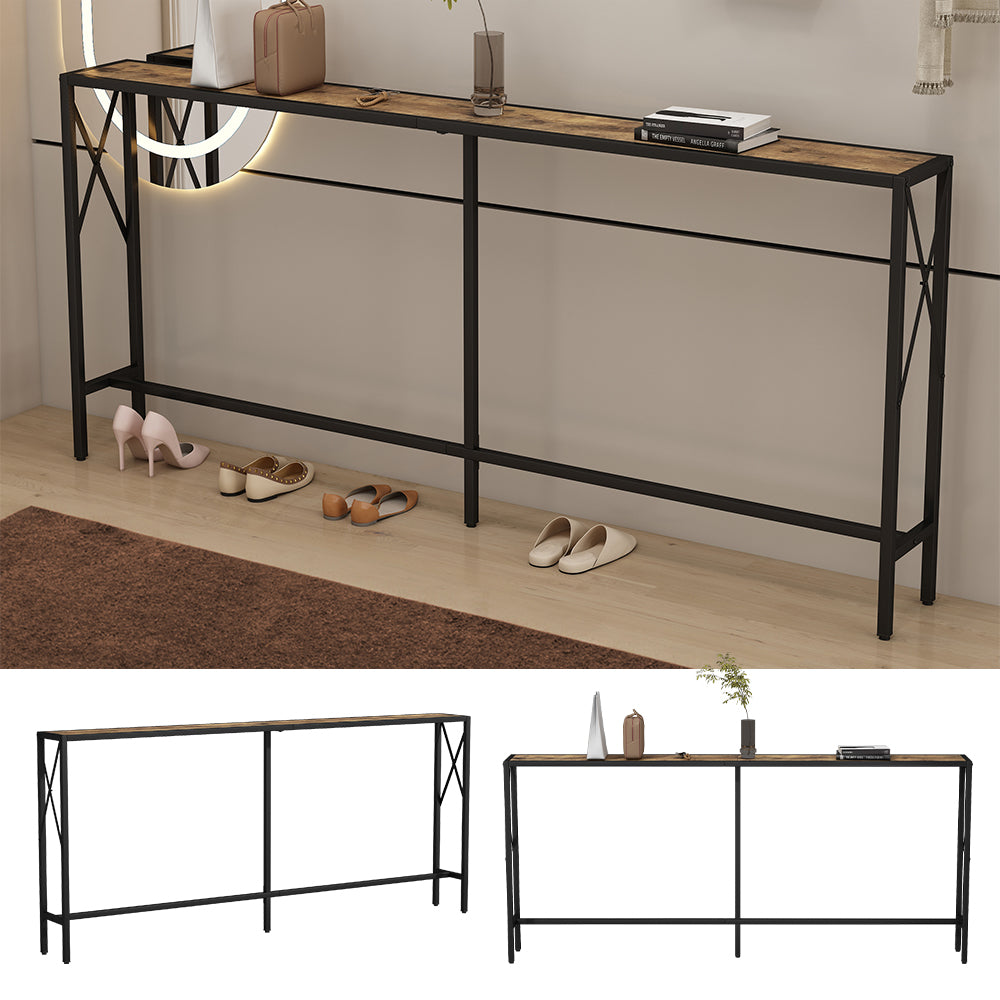 Vicco Tavolo consolle Rovere rustico 174 x 77 cm