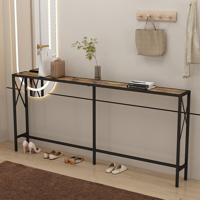 Vicco Tavolo consolle Rovere rustico 174 x 77 cm