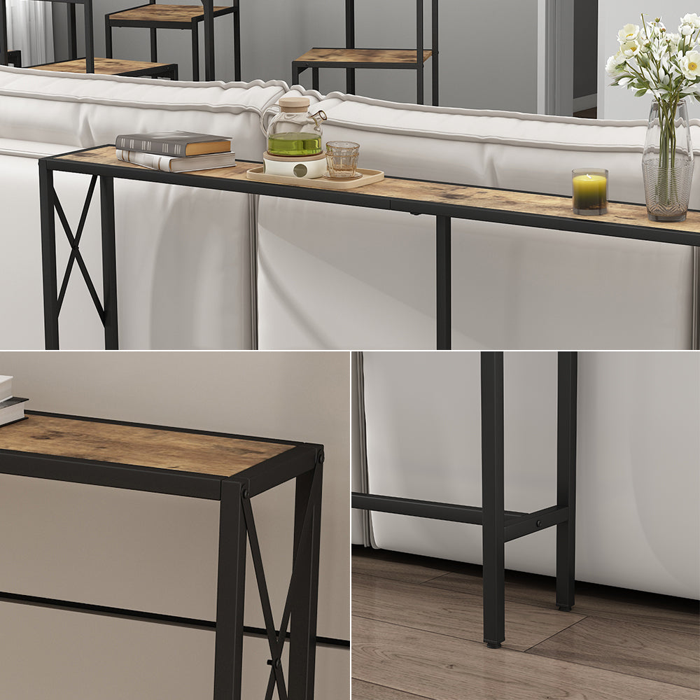 Vicco Tavolo consolle Rovere rustico 174 x 77 cm