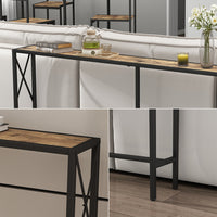 Vicco Tavolo consolle Rovere rustico 174 x 77 cm