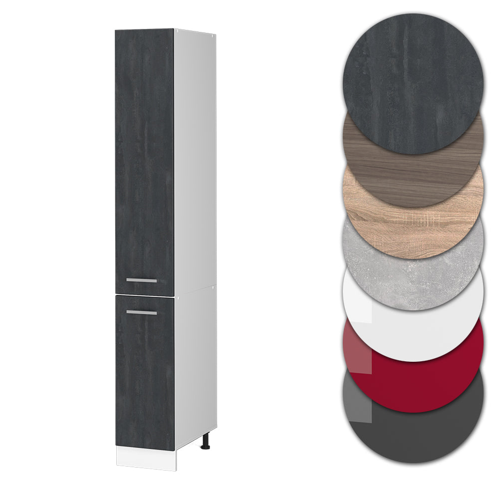 Vicco Armadio da farmacia Calcestruzzo nero 30 cm